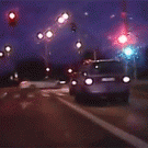 Bicyclist's sudden break