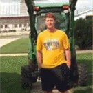 Backhoe ice bucket challenge fail