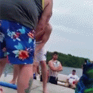 Throwing girl overboard fail