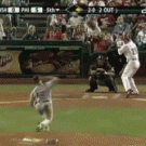 Girl throws her dad's foul ball