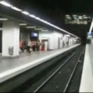 Subway parkour jump