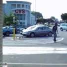 Pick-up truck moonwalk