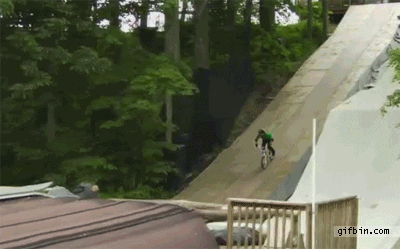 BMX double front flip