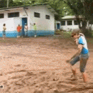 Surprise mud monster