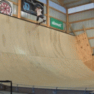 8-year-old Evan 'Big E' Doherty jumps a 720 on a vertical ramp