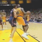 Shaquille ONeal scores