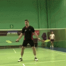 Badmington juggling - 10 shuttlecocks