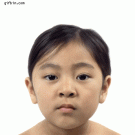 Woman aging in time-lapse