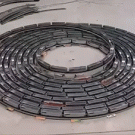 Endless spiral train