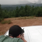 Guy accidentally shoots his truck