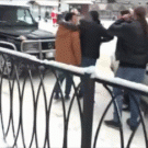 Santa Claus breaks up fight between Batman and Spider-Man