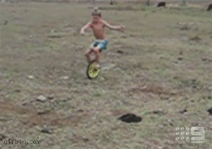 Image result for funny unicycle gif