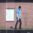 Breakdancing cat victim