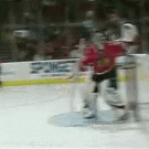 Hockey goalie fail