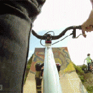 Bike POV jump