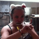 Drinking a beer in one gulp