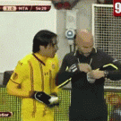 Red card referee foul