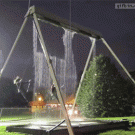 Waterfall swing