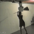 Girl vs. pinata fail
