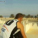 Egyptian parkour fail