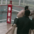 Show-off fighter gets knocked out