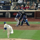 Fan catches baseball with hat