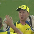 Cricket high-five fail