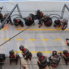 F1 pit stop