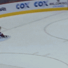 Phoenix Coyotes goalkeeper Mike Smith scores a goal