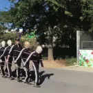 Marching men costume