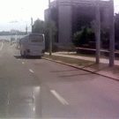Woman jumps out of moving van