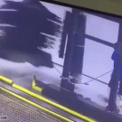 Guy gets caught up in car wash