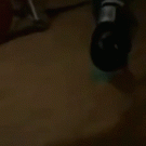 Little girl punches brother while boxing (slo-mo)