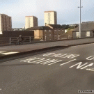 BMX ride down a wall