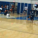 Wheelbarrow race trick