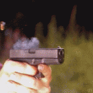 Slo-mo glock shooting