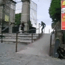 Skateboard nutshot