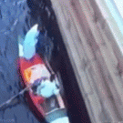 Caught between boats