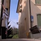 Parkour bench nutshot