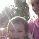 Kid rollercoaster face