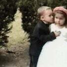 Kids kiss fail