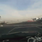 Horse and carriage crashes into car