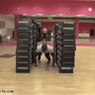 World's highest flying push-up