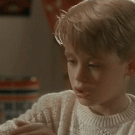 Young Macaulay Culkin sees future self