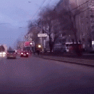 Street pipe explosion accident