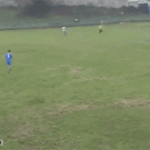 Increddible soccer miss