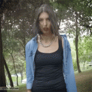 Girl backstabbing loop