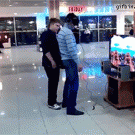 Oculus Rift roller coaster reaction