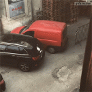 Ghost through the window illusion