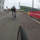 POV cycling collision